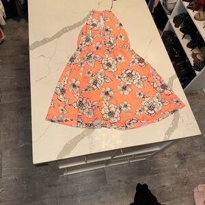 Lush Orange Floral dress